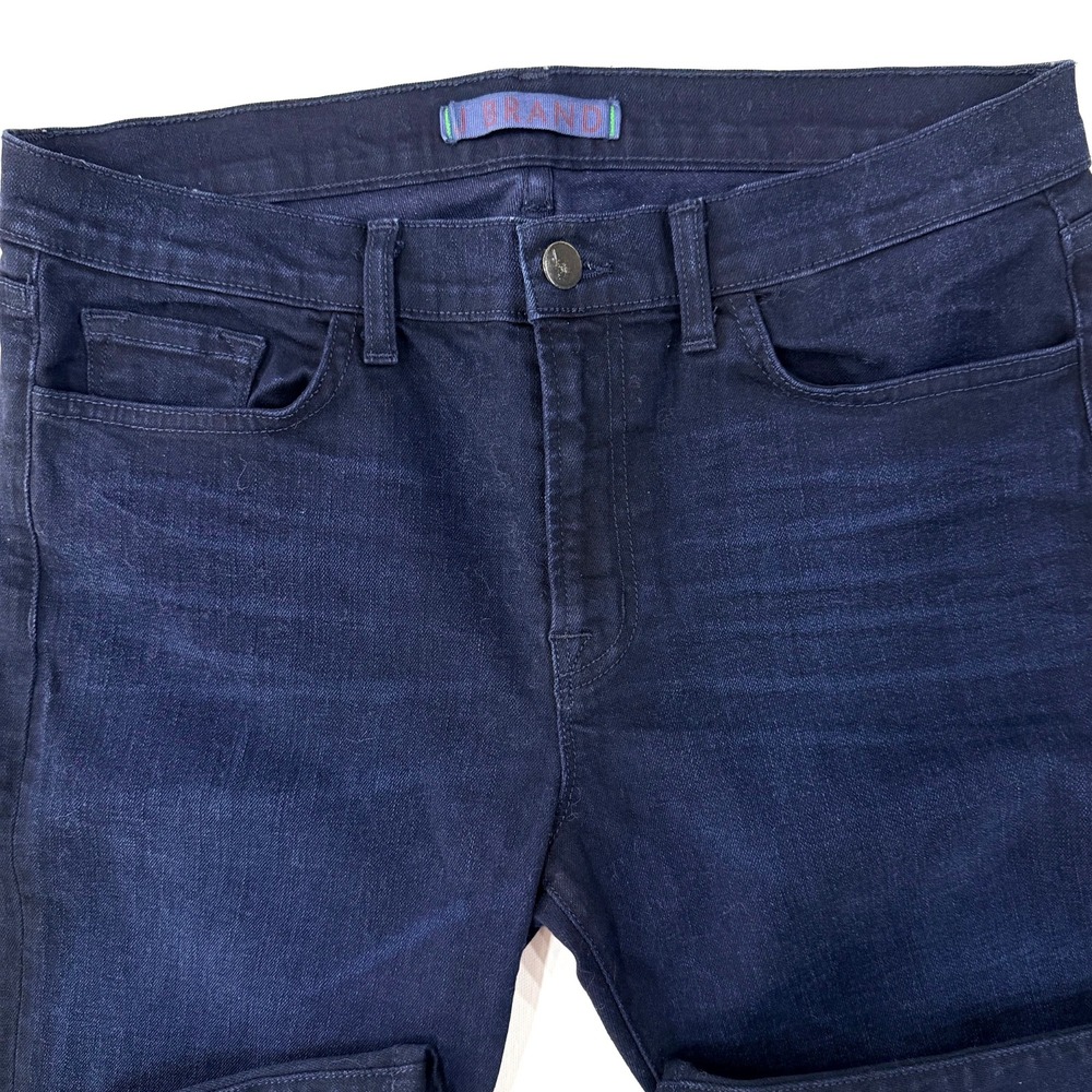J Brand Martini Flare Jeans Dynamite Dark Wash Size 31 Low Rise 70s Retro - Picture 5 of 7
